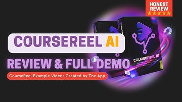 BEST VIDEO COURSE CREATOR SOFTWARE - COURSEREEL AI PREMIUM APP REVIEW + FULL COURSEREEL APP DEMO