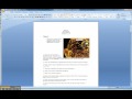 How to insert images into a word document.