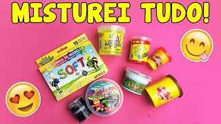 MISTUREI todos os tipos de AMOEBA / SLIME / MASSINHA DE MODELAR | TIO LUCAS