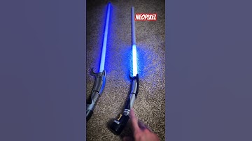 Disney vs Neopixel Lightsaber! Count Dooku Jedi