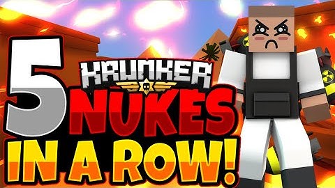 FIVE KRUNKER NUKES IN A ROW! Insane Krunker.io Gameplay (Steam Client)