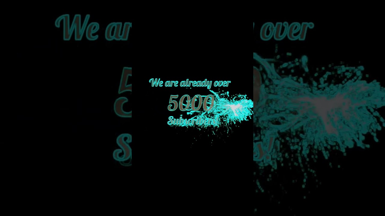 We have over 5000 subscribers!  Thank you !