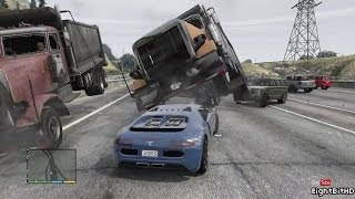 GTA 5 100 Tons Super Car Rampage #4 HD Grand Theft Auto 5