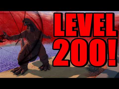 HOW STRONG IS LEVEL 200 GODZILLA IN HELL?? (NEW UPDATE) - Roblox Kaiju Alpha