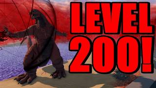 HOW STRONG IS LEVEL 200 GODZILLA IN HELL?? (NEW UPDATE) - Roblox Kaiju Alpha screenshot 2