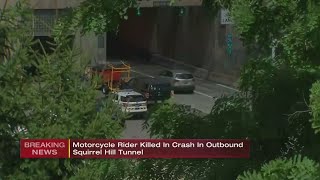 Motorcyclist killed in crash in Squirrel Hill Tunnel