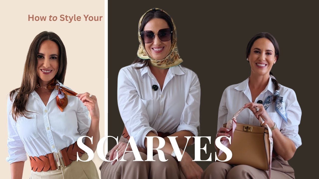 9 WAYS TO TIE A SCARF: Elegant Styling Tips for a Timeless Look | Anna Hauldren