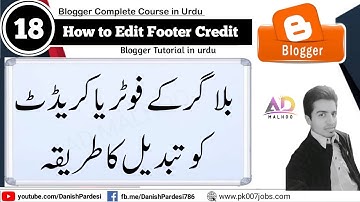 How to change blogger footer  Change blog footer 2023-2024 100% Working code for all Themes