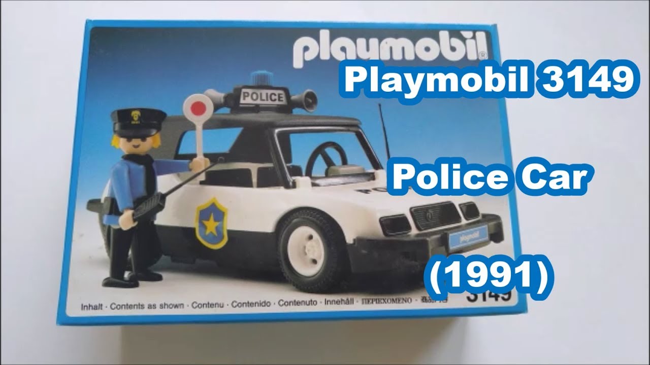 Playmobil vintage 3149 voiture de police - Jeux & Jouets