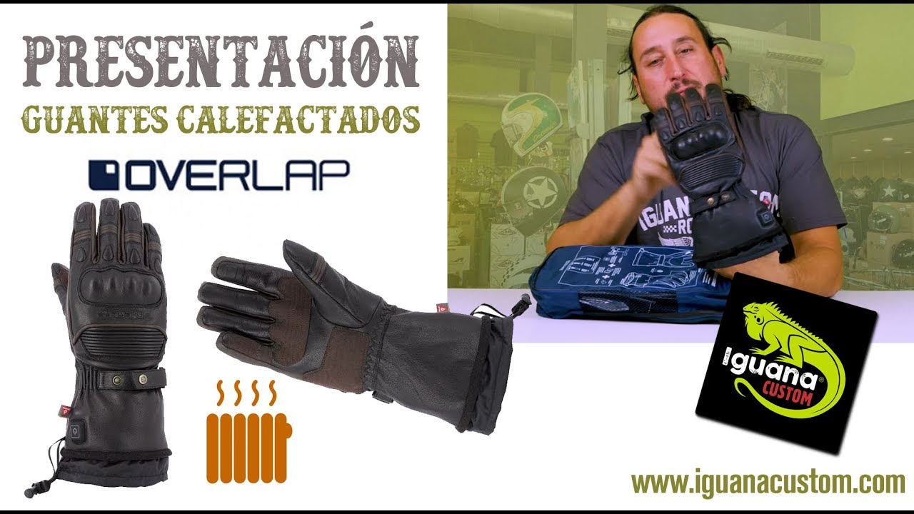 despreciar misil Reanimar Presentación Unboxing Guantes calefactados moto WARMER OVERLAP - YouTube