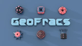 GeoFracs: Parametric Geometry Node Fractals using Blender 3.1