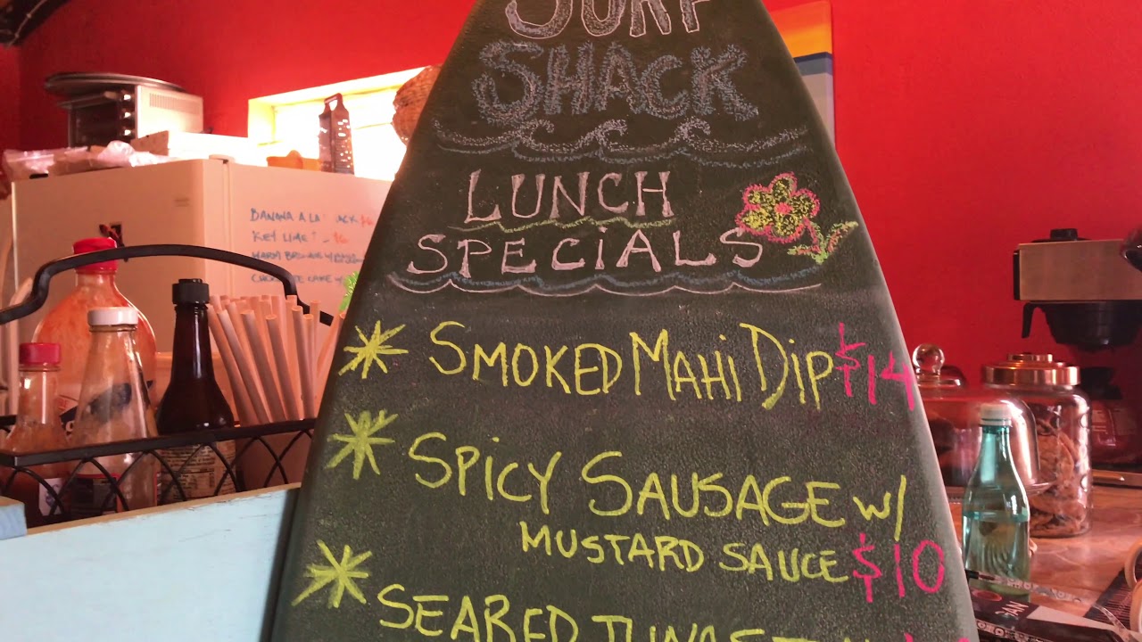 The Surf Shack Restaurant in Eleuthera, Bahamas