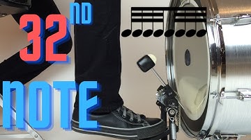 32nd Note Bass Drum Double Stroke Thing