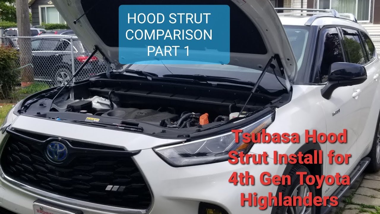 Tsubasa Hood Strut Install & Review for (20202024) Toyota Highlanders