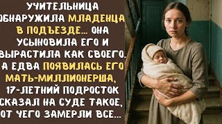картинка: Учительница нашла младенца в подъезде… Спустя 17 лет правда разбила ей сердце
