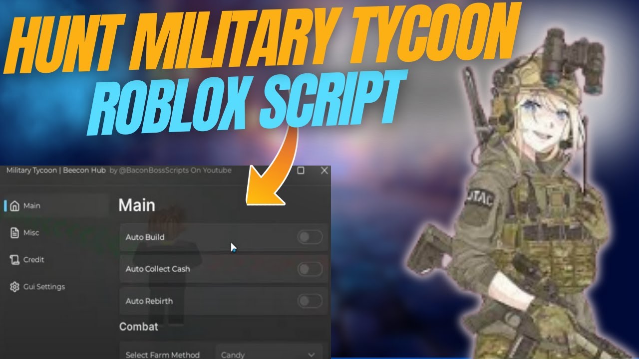 🔥 NEW THE HUNT Military Tycoon Script | Auto Farm, Auto Kill & More ...