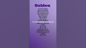 Thumbnail of K-pop demon hunter - golden (lyrics) #kpop #demonhunter #golden #lyrics