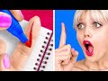 20+ CRAZY SCHOOL PRANKS || Smart Hacks And Crafts For Students