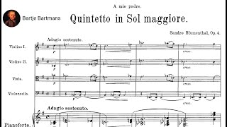 Sandro Blumenthal - Piano Quintet No 2 Op 4 1899