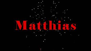 Happy Birthday Matthias - Geburtstagslied für Matthias