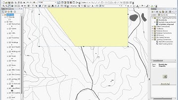 Preparing topo overlay in ArcGIS (2) Clipping using graphics method