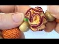 Как связать гвоздичку для слингобус (МК №4) // Crochet Carnation Flower for Necklace