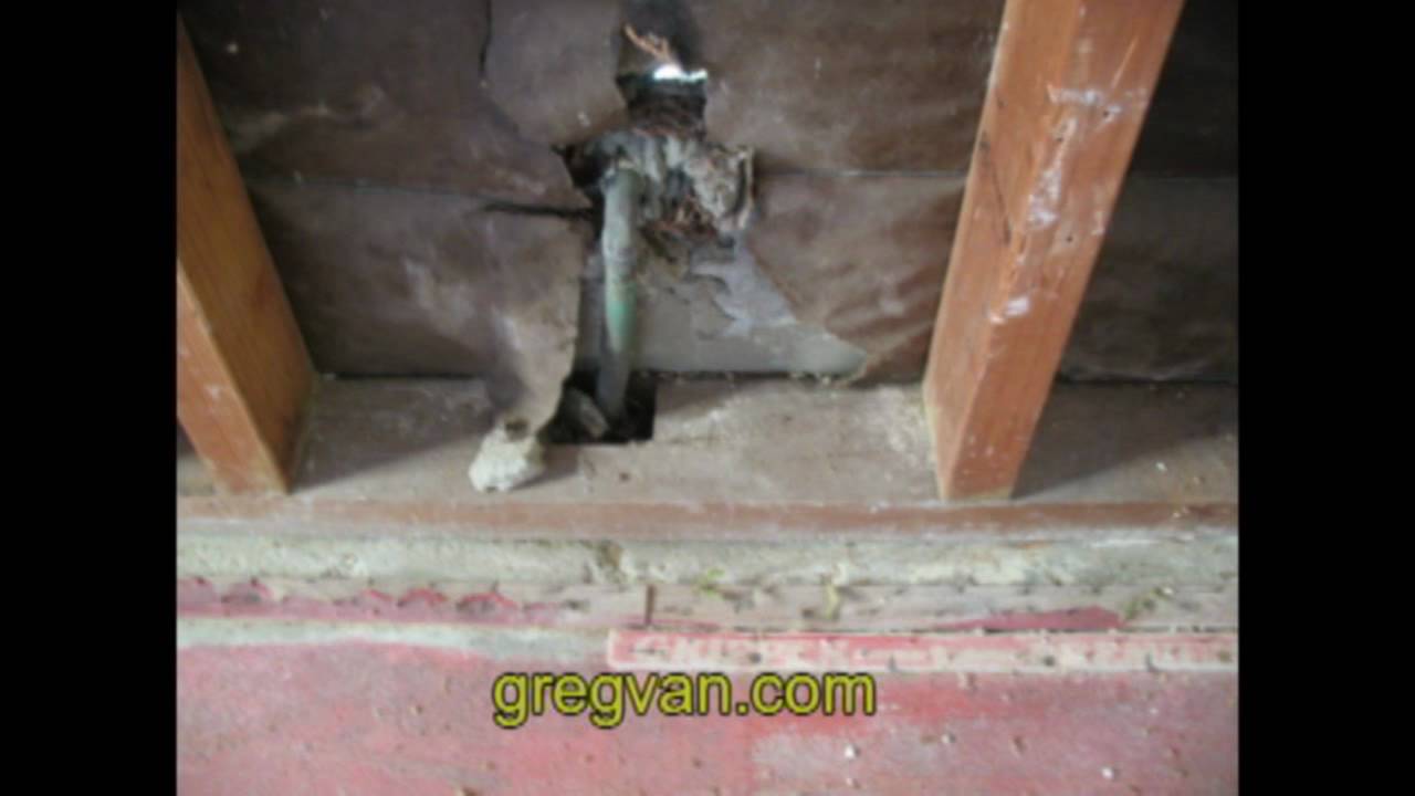 Lath and Stucco Damage around Hose Bib Home Repair Damage YouTube