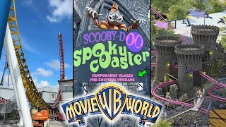 Movie World Gold Coast | Exciting NEW Coaster Updates! Scooby Doo, Wizard of Oz, Flash & more 🎢