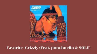 [THAISUB & KARAOKE] Favorite - Grizzly (Feat. punchnello & SOLE)