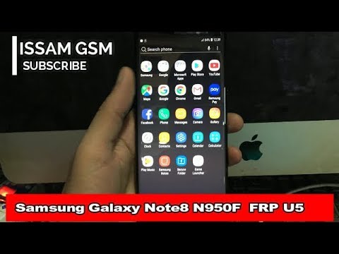 Samsung Galaxy Note8 N950F How To bypass FRP with Z3X and Combination B5 u5