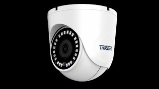 TRASSIR TR D8121IR2. Купольная IP камера видеонаблюдения Trassir c разрешением 2мП и микрофоном