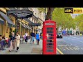 London Autumn Walk - 2023 🍁 Walking From West End to Strand [4K HDR]