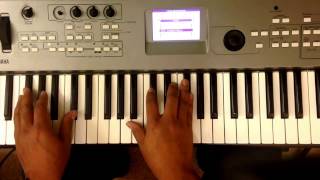 Video thumbnail of "Anderson Paak - Room In Here (piano tutorial)"