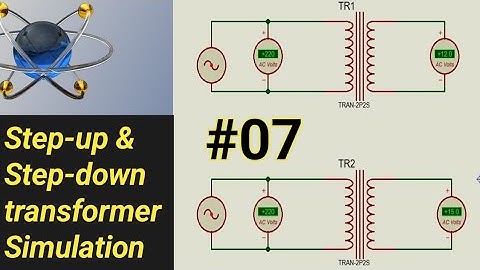 Step up and down transformer in Proteus | Proteus tutorial | Transformer Simulation in Proteus
