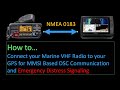 Pt1 comment connecter votre radio vhf marine  votre gps