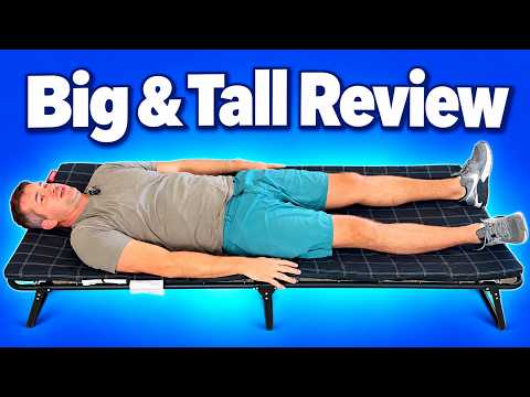 Big & Tall Coleman ComfortSmart Cot Demo & Review