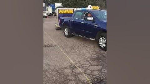 THE B+E REVERSING EXERCISE DVSA CAR AND TRAILER DRIVING TEST