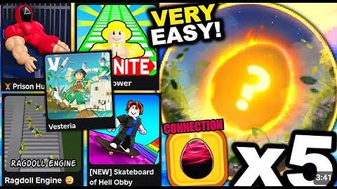 GETTING x3 MEGA EASY Connection Egg Badges! (ROBLOX THE HATCH EVENT)