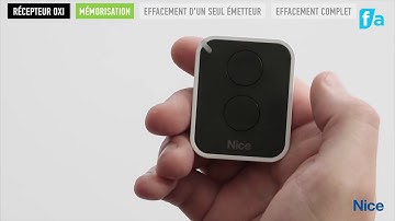 Comment programmer le récepteur Nice OXI en mode II ?