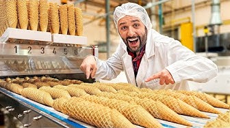 HOW ICE CREAM CONES ARE MADE! #Boravê thumbnail