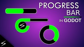 Every Type of Progress Bar available in Godot | Dicode