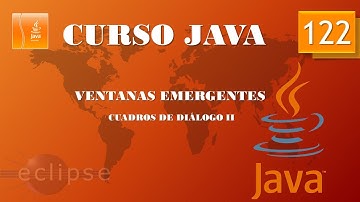Curso Java  Aplicaciones gráficas. Ventanas emergentes. Cuadros diálogo II. Vídeo 122
