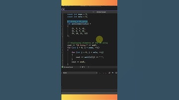 Learn 2D Arrays in C++! Create, Insert & Display with Visual Studio!