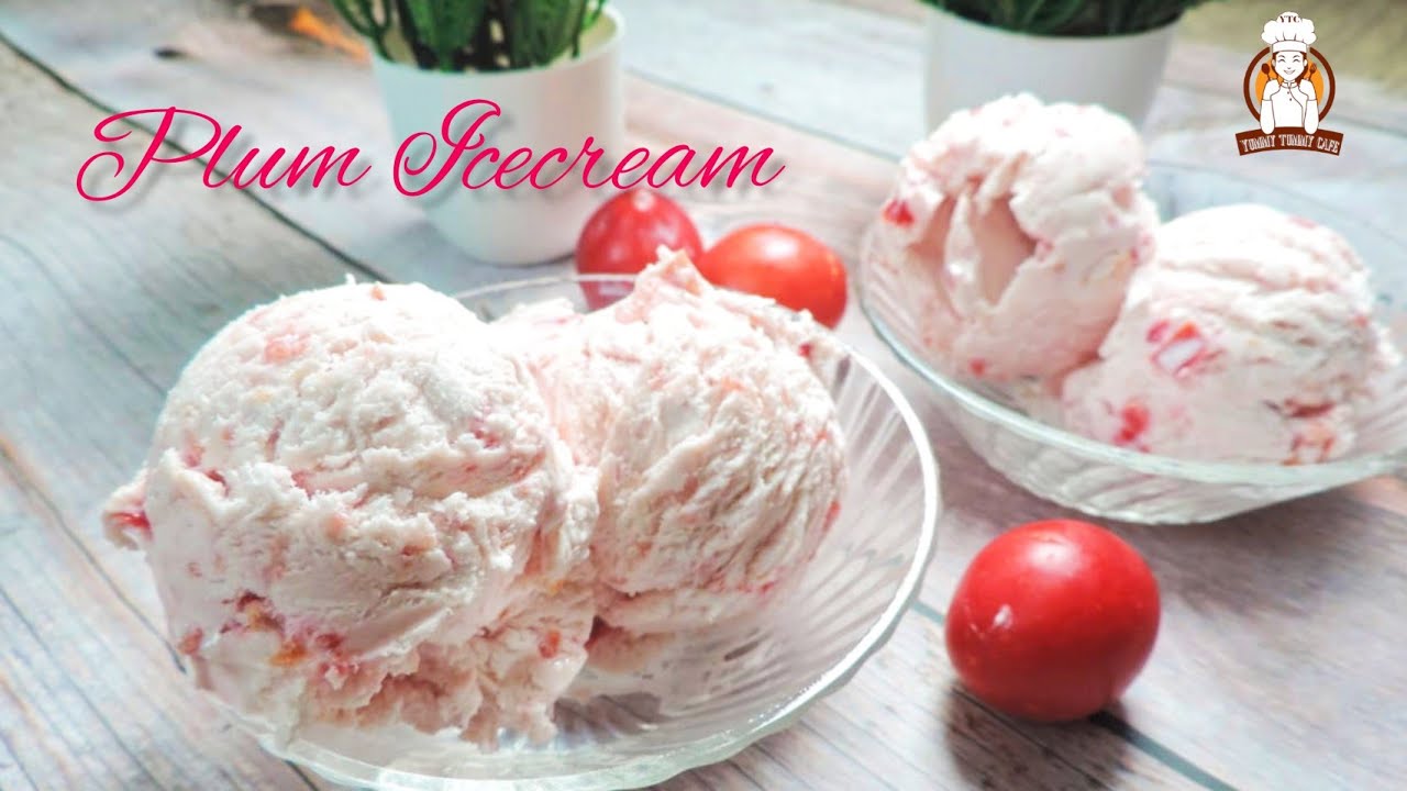 Plum Ice Cream Recipe Ice cream series How to make ice cream at