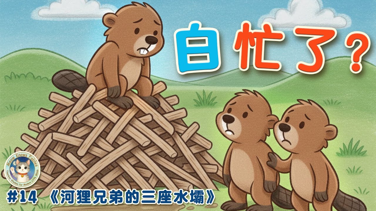 🦫 為什麼最努力的反而失敗了？學會「借力」，可能勝過蠻幹 😺「喵大明白」講故事#14