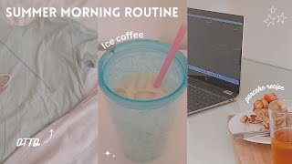 my summer morning routine  روتيني الصباحي في الصيف