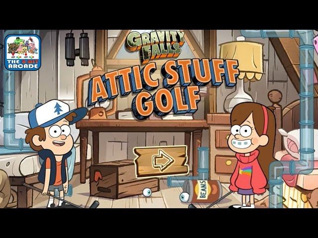 Gravity Falls: Attic Stuff Golf - Miniature Golf In The Attic (Disney Games)