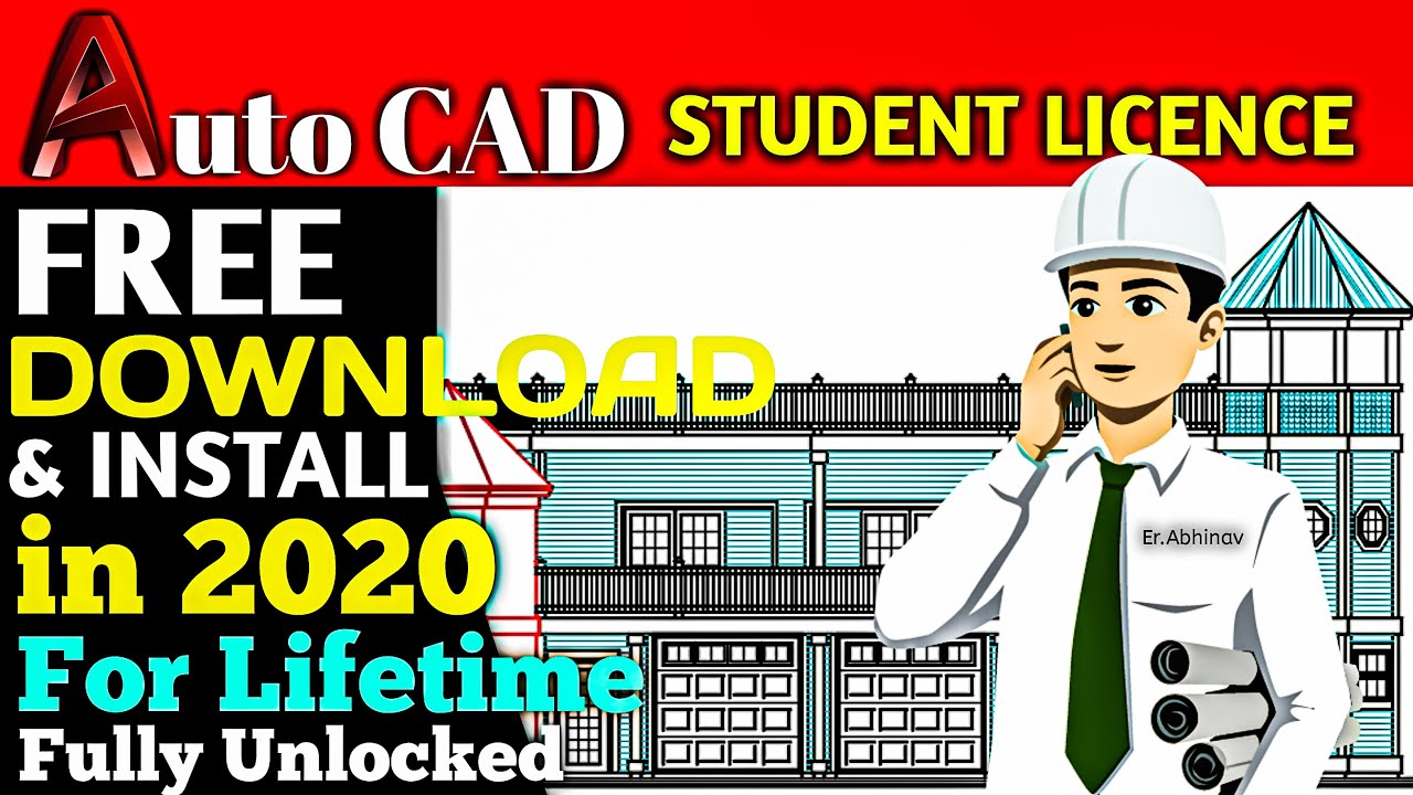 {FREE} DOWNLAD AutoCAD | In 2020 | Student Licence - YouTube