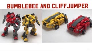 LEGO Transformers Cybertron Bumblebee And Cliffjumper