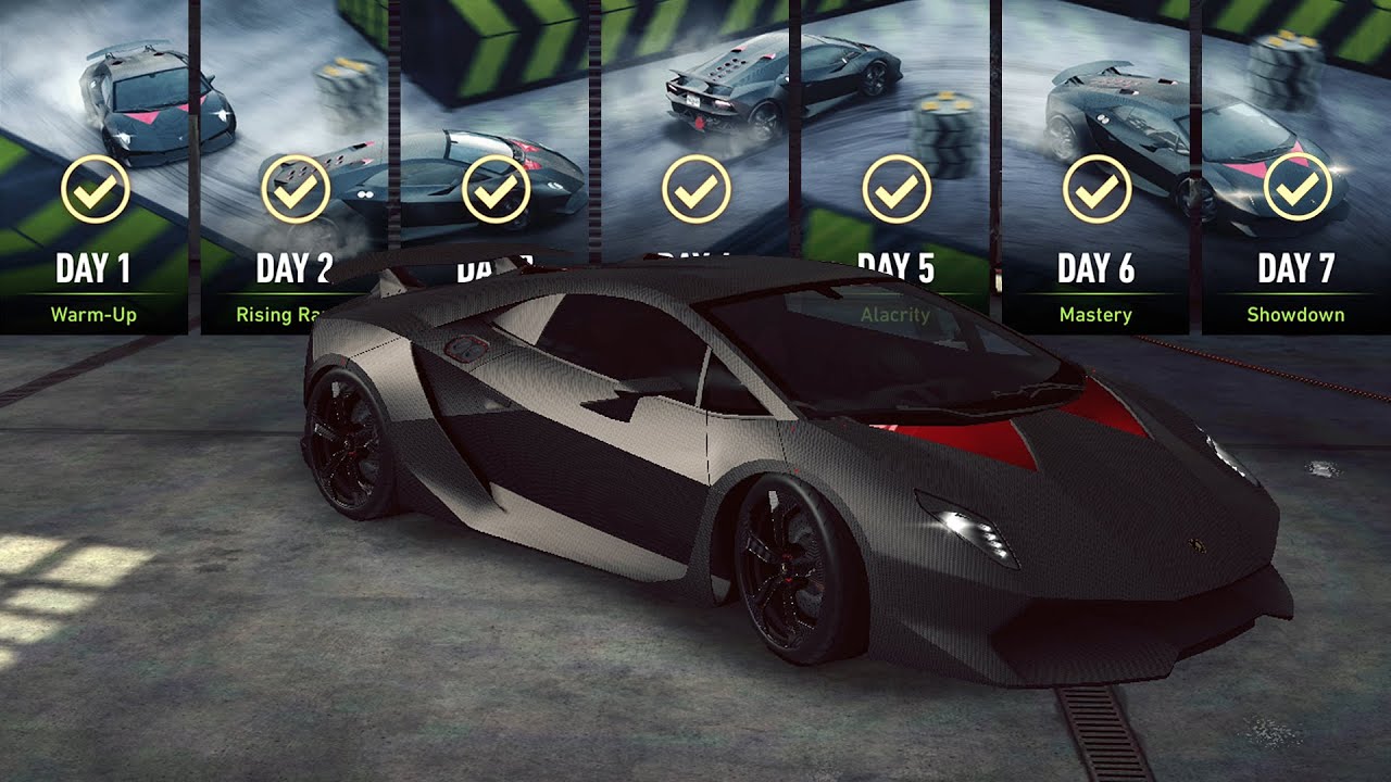 Lamborghini Sesto Elemento DAY 7 NFS No Limits Xtreme Racing